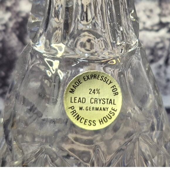 Vintage Lead Crystal Decanter Pricess House Made in Germany - Picture 3 of 4
